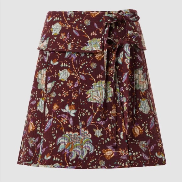 Ulla Johnson Dimi Silk Mini Skirt Heliotrope size 8 - Picture 9 of 10